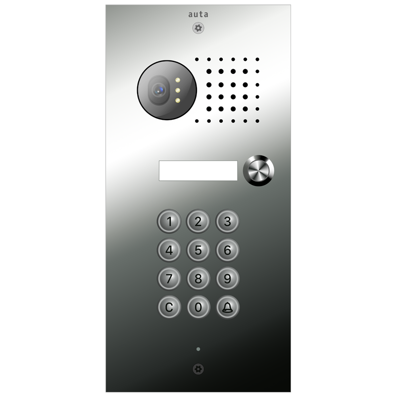 Inox (Steeltech) μπουτονιέρα εισόδου